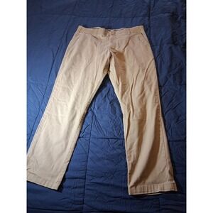 Lee Extreme Comfort MVP Pants Men's Size 34x30 Khaki Beige Chino Pockets Zip Fly
